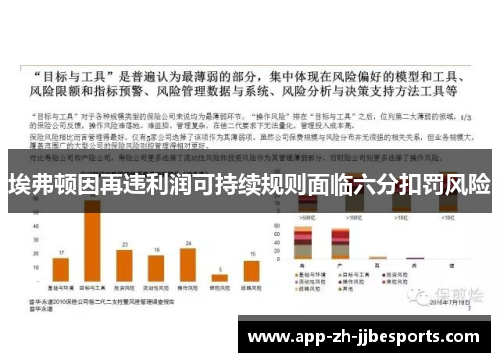 埃弗顿因再违利润可持续规则面临六分扣罚风险 埃弗顿因再违利润可持续规则面临六分扣罚风险
